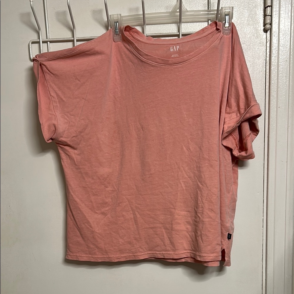 GAP Pink Boxy Relaxed T-Shirt